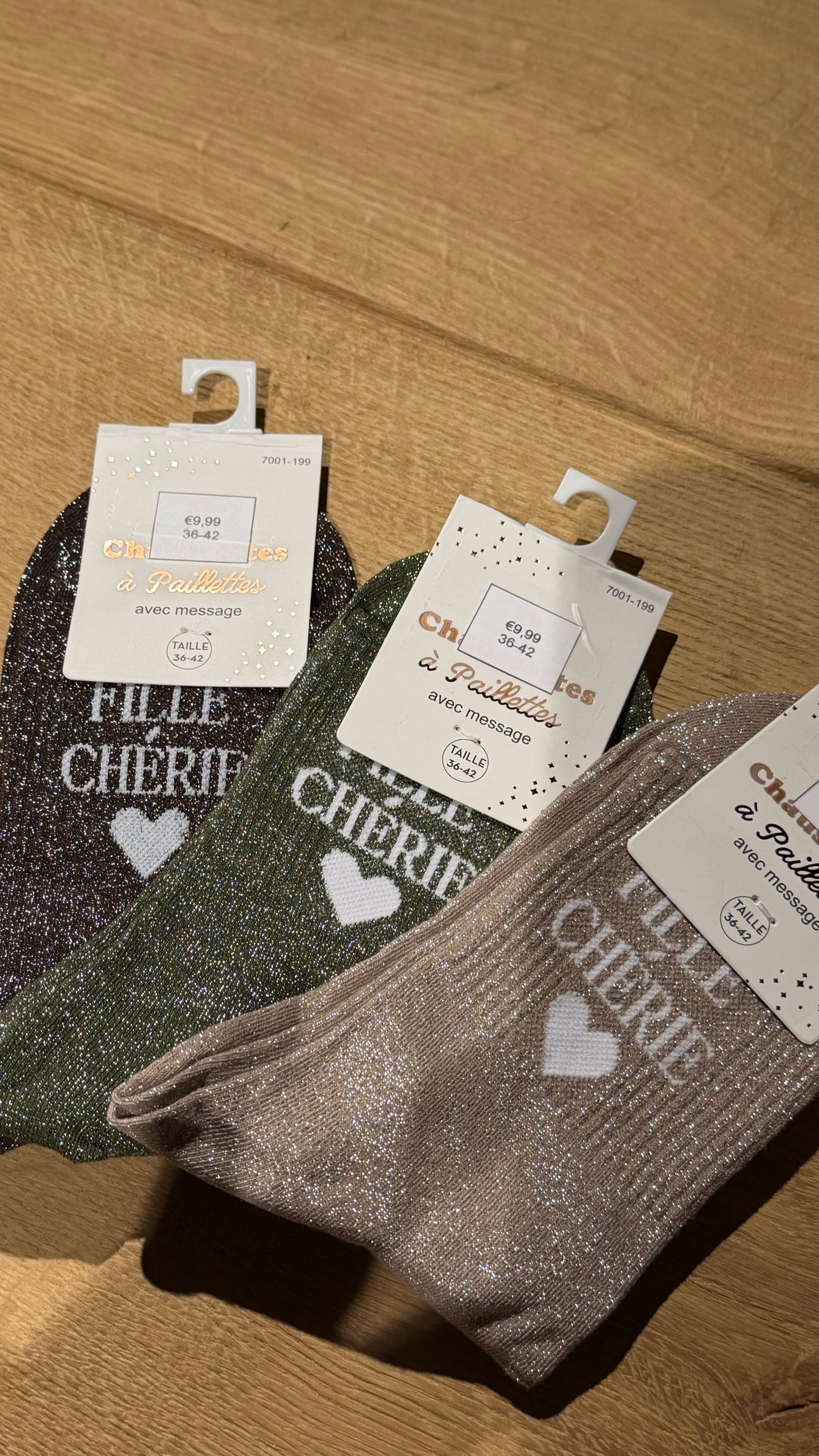 Fille Chérie Glitter socks