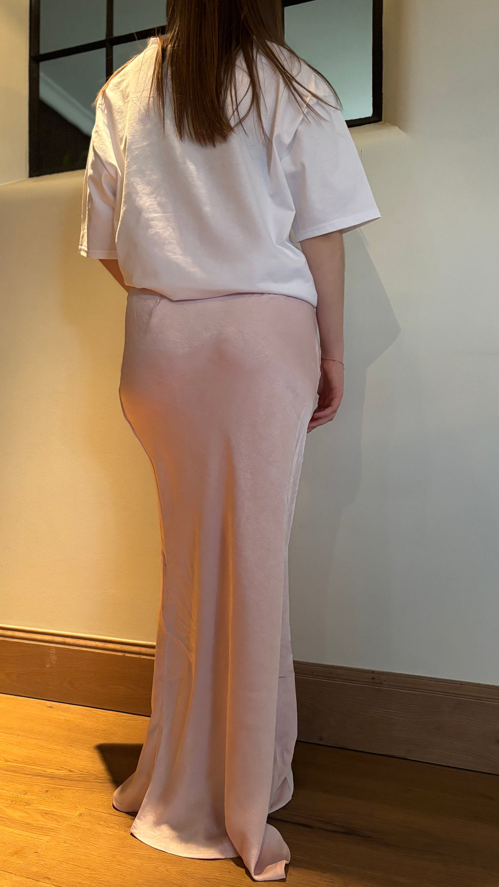 SATIN SKIRT