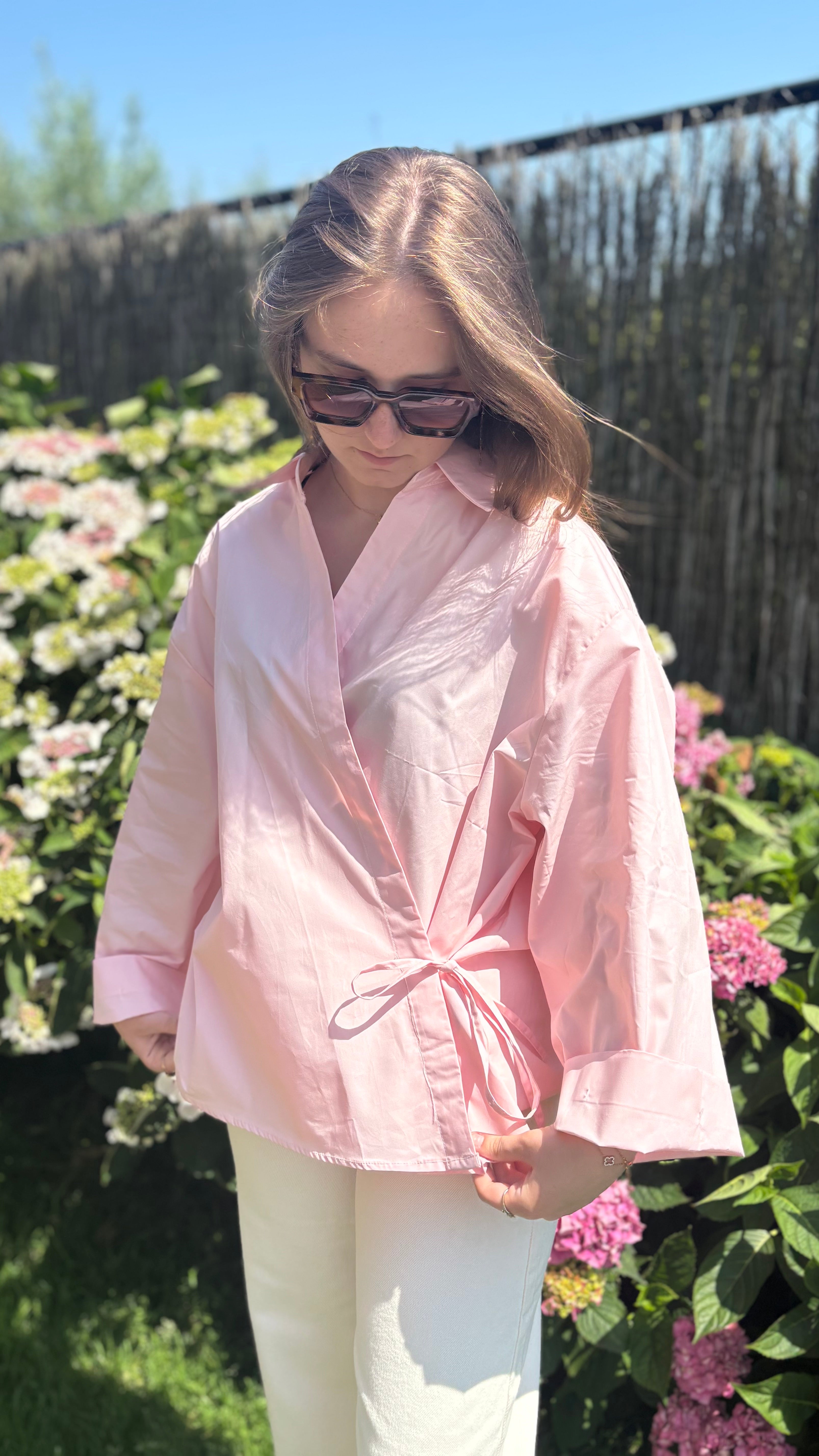 FLEUR ROSÉ BLOUSE