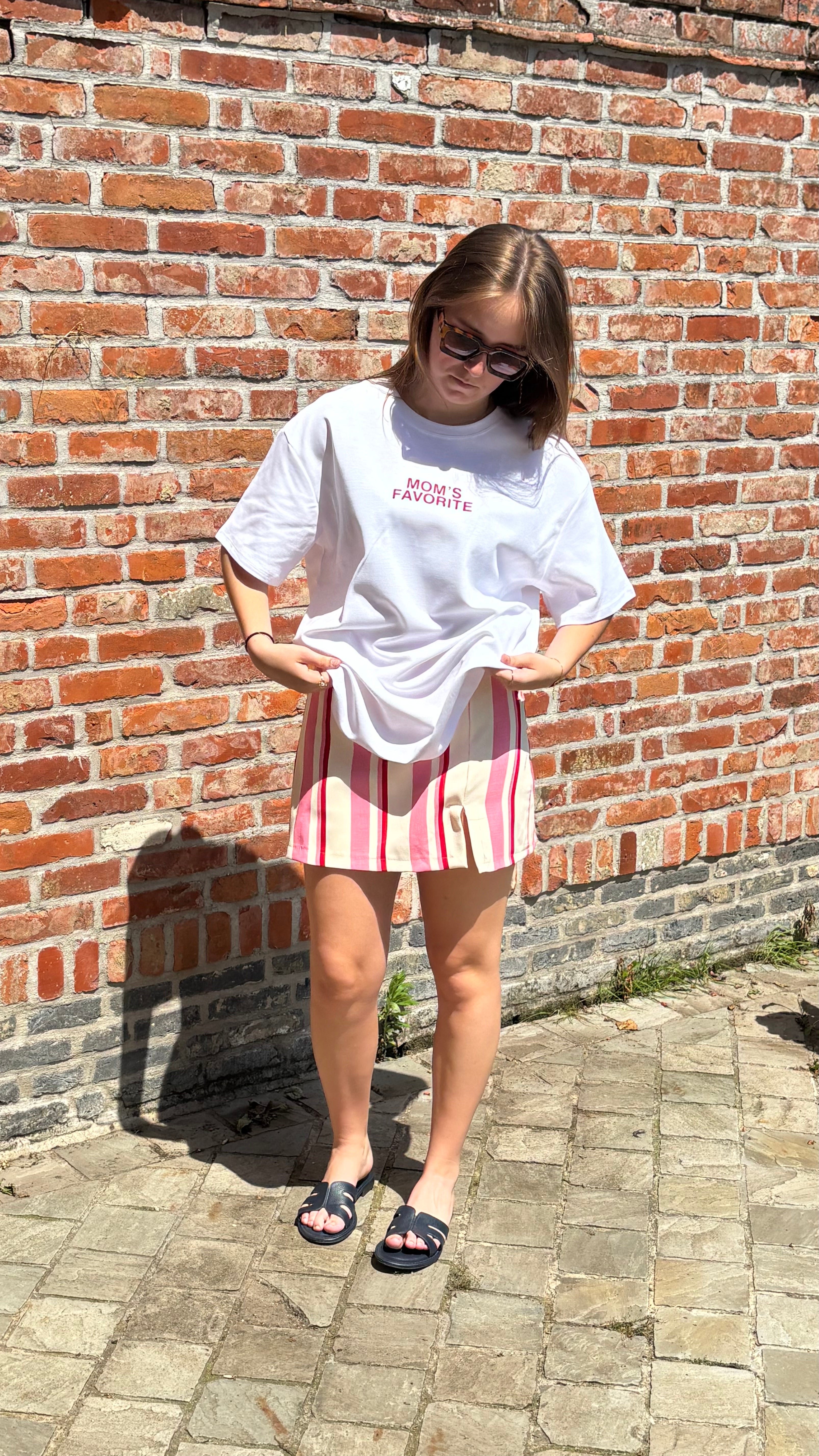 LUNA STRIPE SKORT