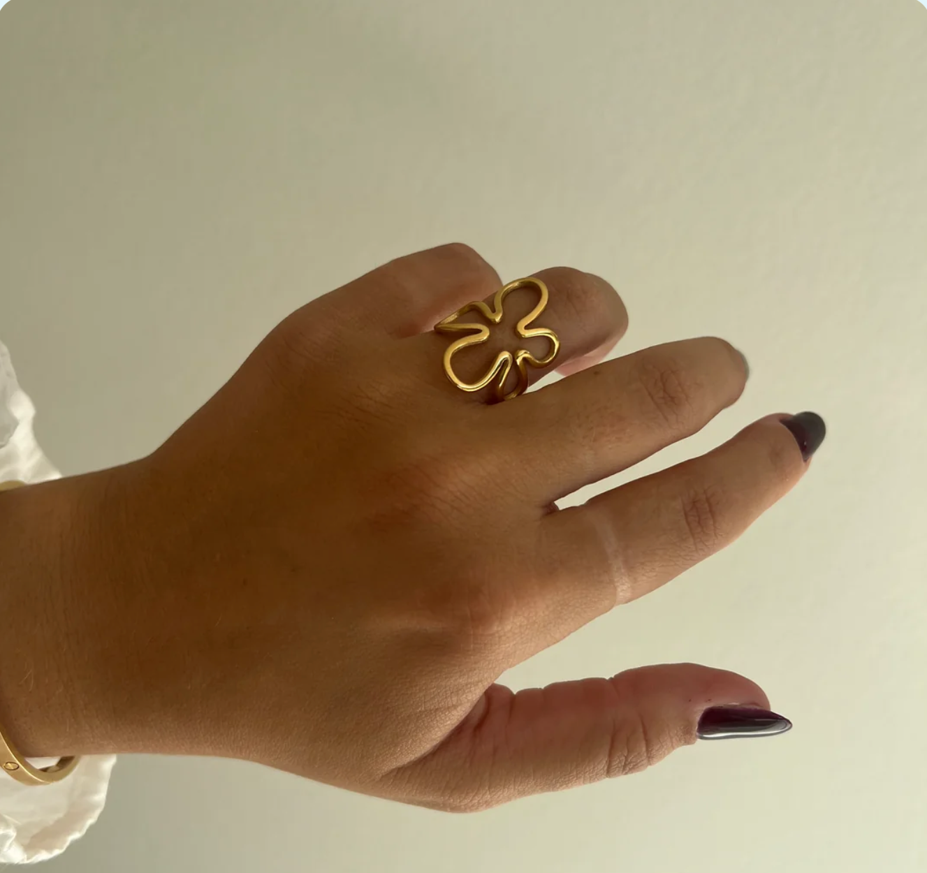 OPEN FLOWER RING