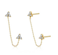DIAMOND FLOWER EARRING
