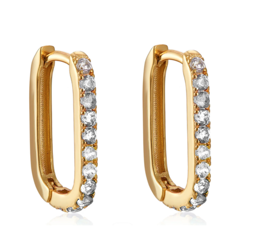 RUTH GOLD DIAMOND EARRING